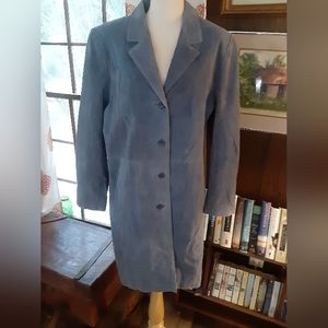 Via Accenti leather coat